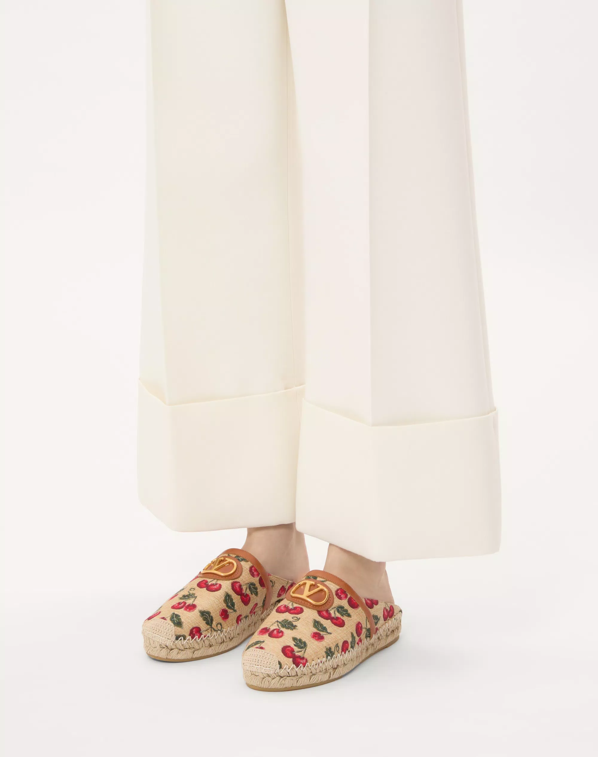 Valentino Vlogo Signature Mule With Cherryfic Motif 25Mm - Image 7